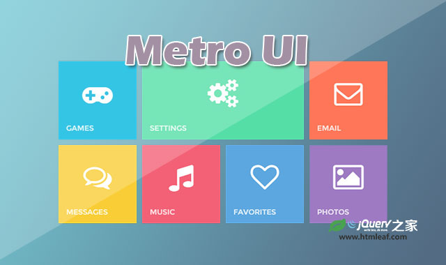 windows8 Metro风格打开面板动画UI设计