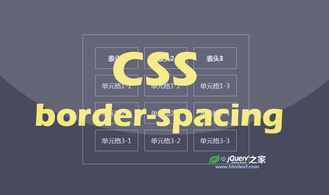 <b>CSS属性参考 | border-spacing</b>