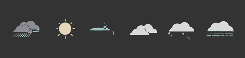 SVG天气图标