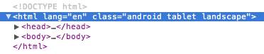 在Android平板中使用device.js