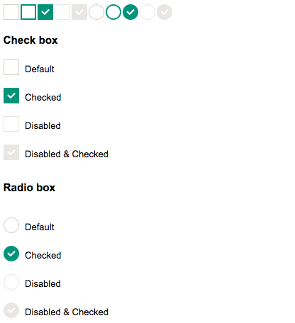 Checkbox和Radio美化样式