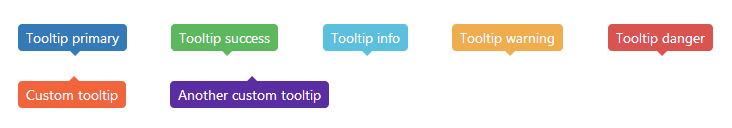 Bootstrap tooltip工具提示修改主题样式的效果示例图